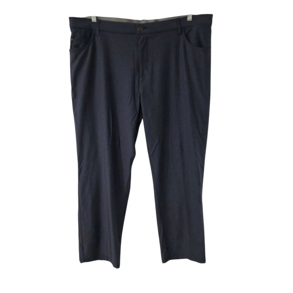 Adidas Golf Pants Performance Regular Fit Blue Straight Leg Stretch 40X30 NEW